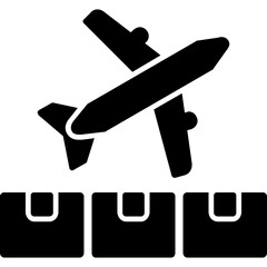 Ship By Air Icon