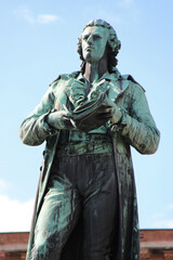 schiller monument of in vienna (austria)