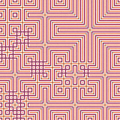 Abstract lines Maze generative art background art illustration
