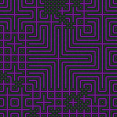 Abstract lines Maze generative art background art illustration