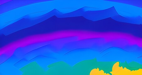 Fototapeta na wymiar Colorful wavy gradient shape abstract background 