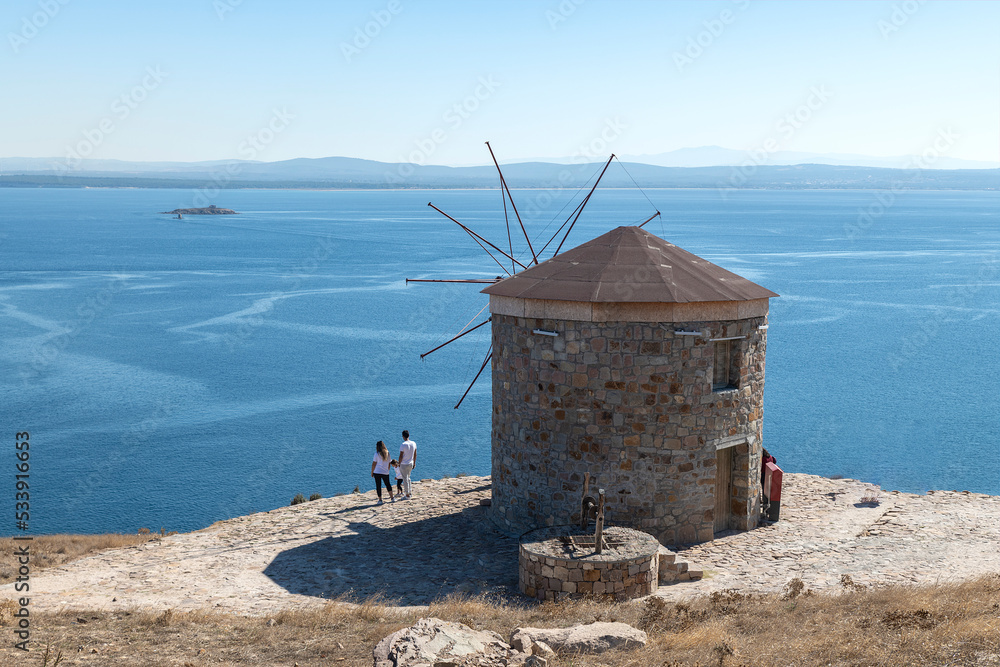 Wall mural bozcaada, formerly known as tenedos (τένεδος), is the second largest island in the aegean sea after 