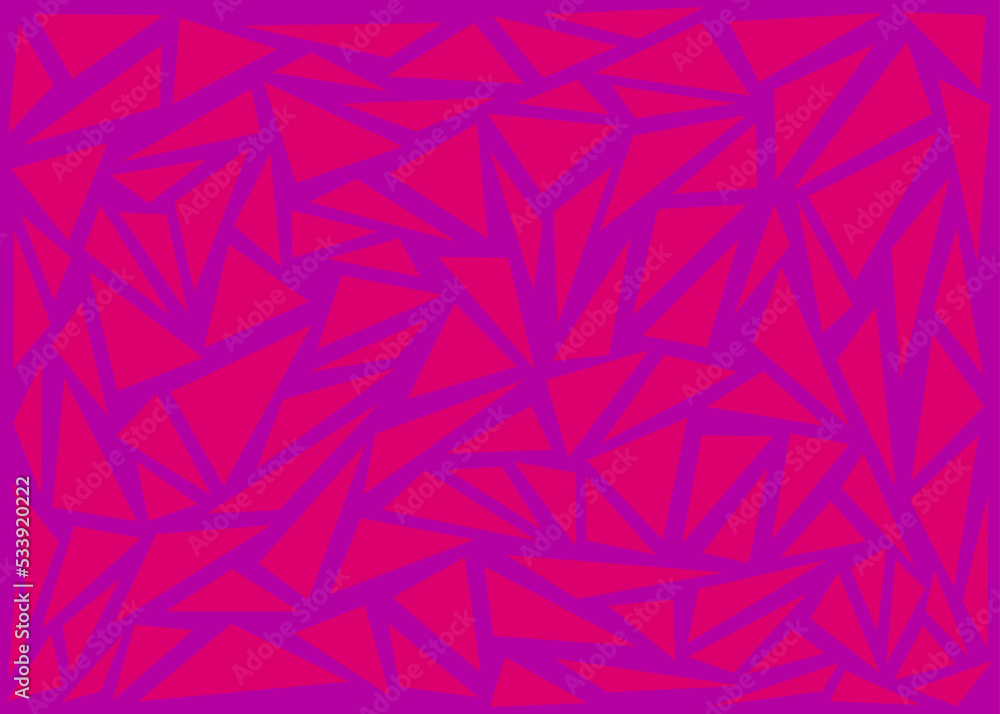 Poster simple geometric background with irregular triangle pattern