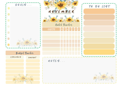 Monthly/yearly Planner