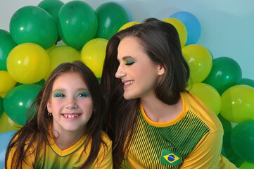 Alegria da copa do mundo brasil futebol mundial