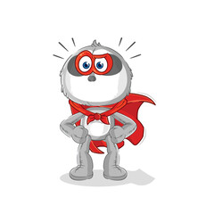 sloth heroes vector. cartoon character