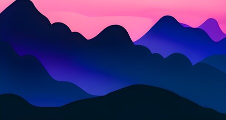 purple, pink and blue lights racing along a digital landscape