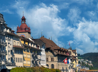 Old city of Lucerne (luzern), Central Switzerland