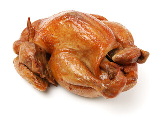 Roast Chicken on white background