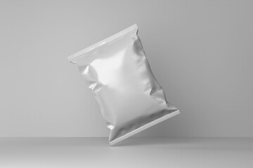 Blank Doypack or Plastic Packaging 3D Render for Mockup