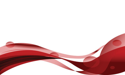 Elegant red wave design background