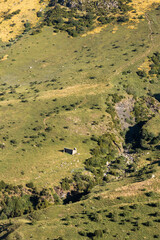 mountain hut in spanish Pyrenees