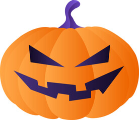 Happy halloween pumpkin lantern