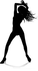 Woman Dancing Person Silhouette