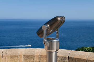 Binocolo turistico con vista