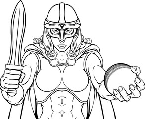 Viking Trojan Celtic Knight Cricket Warrior Woman