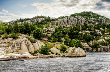 Norway fjord landscape near Stavanger