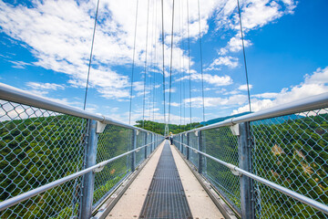 Obraz premium 大分県 九重“夢”大吊橋 