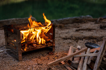 焚き火