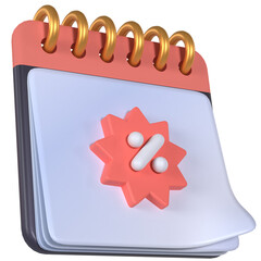 3D Discount calendar