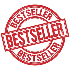 BESTSELLER written word on red stamp sign