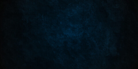 Dark blue stone grunge concrete cement blackboard chalkboard wall floor texture. Black anthracite dark green grunge old texture panorama backdrop background.