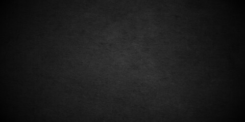 Dark Black stone concrete grunge texture and backdrop background anthracite panorama. Panorama dark grey black slate background or texture.	
