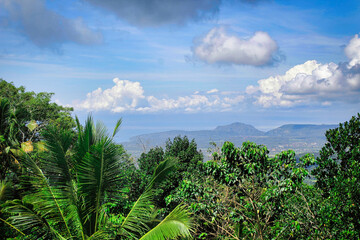 Fototapeta na wymiar View from volcano