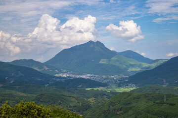 大分県 蛇越展望台から望む風景