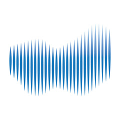 abstract aurora logo design icon illustration vector template