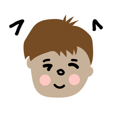 cute boy avatar cartoon