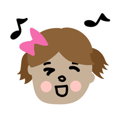 cute girl avatar cartoon