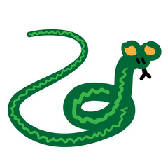 snake animal cute doodle