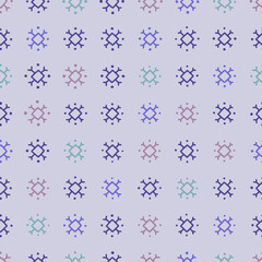 Hand drawn various snowflakes, seamless pattern. Winter symbol. Perfect for Christmas cards, invitations, decorations, wrapping paper, textiles and more.