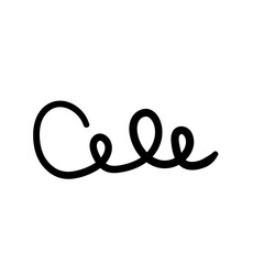 abstract twirl flourish line doodle