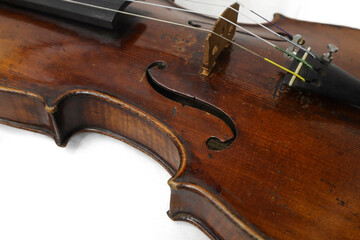 Close-up of a Violin