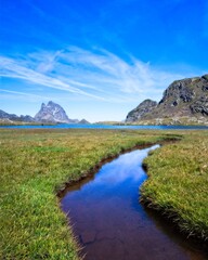 The Midi D'Ossau peak of the Ibones de Anayet