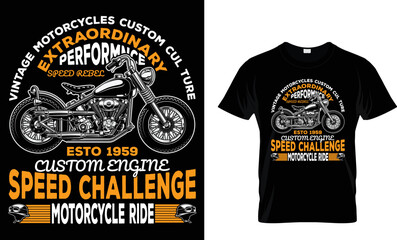 Best biker t shirt design template