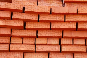 red brick wall