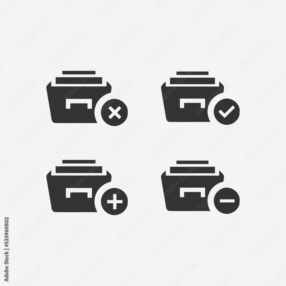 Poster file document vector icon. folder file icon symbol. folder vector illustration on isolated backgroun