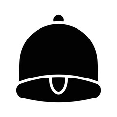 Bell Icon in trendy flat style isolated on grey background. Notification symbol for your web site design, logo, app, UI. Vector illustration