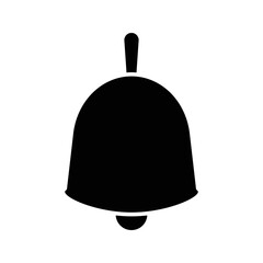 Bell Icon in trendy flat style isolated on grey background. Notification symbol for your web site design, logo, app, UI. Vector illustration