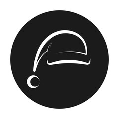 .Hand sketch of santa clause, merry christmas, festival, happiness, winter cap vector illustration.