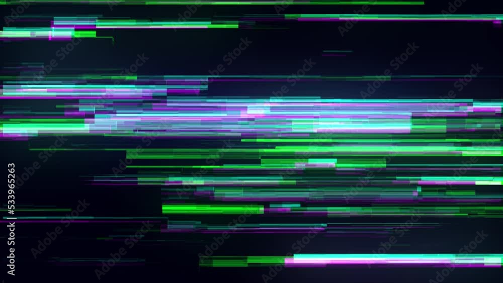 Poster Abstract glitch background. Digital damage backdrop with noise effect. Error texture. Computer virus. Corrupted code. 3d rendering.