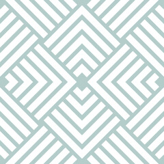 Geometric abstract white pattern. Geometric modern ornament. Seamless modern light blue and white background