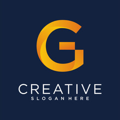 Letter G logo icon design template elements