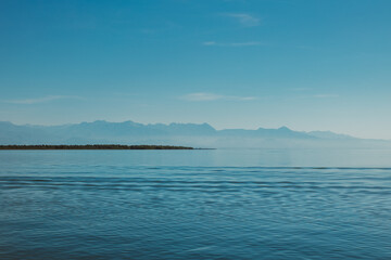 Amazing view of Skadar Lake on a sunny morning.
