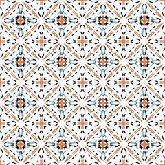 pattern design with abstract ornament motif