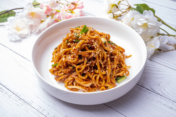 Korean Food Stir-fried Boiled Fish Paste