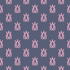 pattern design with abstract ornament motif